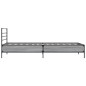 vidaXL Estructura cama madera ingeniería metal gris Sonoma 75x190 cm vidaXL Estructura cama madera ingeniería metal gris Sonoma 75x190 cm