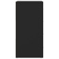 vidaXL Aparadores 2 uds madera de ingeniería negro 60x39x80 cm vidaXL Aparadores 2 uds madera de ingeniería negro 60x39x80 cm