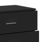 vidaXL Aparadores 2 uds madera de ingeniería negro 60x39x80 cm vidaXL Aparadores 2 uds madera de ingeniería negro 60x39x80 cm
