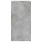 vidaXL Aparadores 2 uds madera de ingeniería gris hormigón 60x39x80 cm