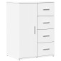 vidaXL Aparadores 2 uds madera de ingeniería blanco 59x39x80 cm