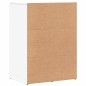 vidaXL Aparadores 2 uds madera de ingeniería blanco 59x39x80 cm