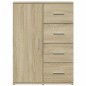 vidaXL Aparadores 2 uds madera de ingeniería roble Sonoma 59x39x80 cm vidaXL Aparadores 2 uds madera de ingeniería roble Sonoma 59x39x80 cm