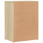 vidaXL Aparadores 2 uds madera de ingeniería roble Sonoma 59x39x80 cm vidaXL Aparadores 2 uds madera de ingeniería roble Sonoma 59x39x80 cm
