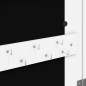 vidaXL Espejo con joyero y luces LED para pared blanco vidaXL Espejo con joyero y luces LED para pared blanco