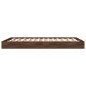 vidaXL Estructura de cama madera de ingeniería marrón roble 140x190 cm vidaXL Estructura de cama madera de ingeniería marrón roble 140x190 cm