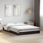 vidaXL Estructura de cama madera de ingeniería negra 135x190 cm