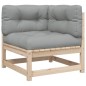 vidaXL Juego de sofás de jardín 8 pzas con conjines madera maciza pino vidaXL Juego de sofás de jardín 8 pzas con conjines madera maciza pino