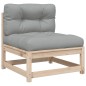 vidaXL Juego de sofás de jardín 8 pzas con conjines madera maciza pino vidaXL Juego de sofás de jardín 8 pzas con conjines madera maciza pino