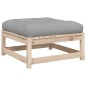 vidaXL Juego de sofás de jardín 8 pzas con conjines madera maciza pino vidaXL Juego de sofás de jardín 8 pzas con conjines madera maciza pino