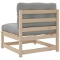 vidaXL Juego de sofás de jardín 8 pzas con conjines madera maciza pino vidaXL Juego de sofás de jardín 8 pzas con conjines madera maciza pino