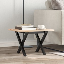 vidaXL Patas de mesa de centro estructura X hierro fundido 40x40x33 cm