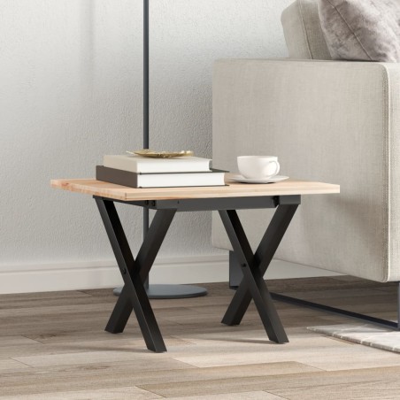 vidaXL Patas de mesa de centro estructura X hierro fundido 40x40x33 cm