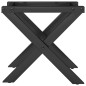 vidaXL Patas de mesa de centro estructura X hierro fundido 40x40x33 cm vidaXL Patas de mesa de centro estructura X hierro fundido 40x40x33 cm