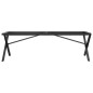 vidaXL Patas de mesa de centro estructura X hierro fundido 140x30x43cm vidaXL Patas de mesa de centro estructura X hierro fundido 140x30x43cm