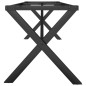vidaXL Patas de mesa de centro estructura X hierro fundido 140x30x43cm vidaXL Patas de mesa de centro estructura X hierro fundido 140x30x43cm