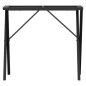 vidaXL Patas de mesa de comedor estructura X hierro fundido 80x40x73cm vidaXL Patas de mesa de comedor estructura X hierro fundido 80x40x73cm