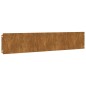 vidaXL Bordes de césped acero corten flexible 10 piezas 20x103 cm vidaXL Bordes de césped acero corten flexible 10 piezas 20x103 cm