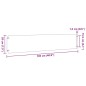 vidaXL Bordes de césped acero corten flexible 10 piezas 20x103 cm vidaXL Bordes de césped acero corten flexible 10 piezas 20x103 cm