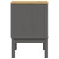 vidaXL Mesita de noche FLORO madera maciza de pino gris 45x39x57 cm vidaXL Mesita de noche FLORO madera maciza de pino gris 45x39x57 cm
