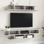 vidaXL Muebles de TV de pared madera de ingeniería gris Sonoma vidaXL Muebles de TV de pared madera de ingeniería gris Sonoma