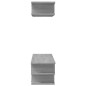 vidaXL Muebles de TV de pared madera de ingeniería gris Sonoma vidaXL Muebles de TV de pared madera de ingeniería gris Sonoma