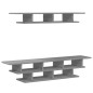 vidaXL Muebles de TV de pared madera de ingeniería gris Sonoma vidaXL Muebles de TV de pared madera de ingeniería gris Sonoma