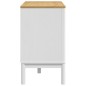vidaXL Cómoda cajonera FLORO madera maciza de pino blanco vidaXL Cómoda cajonera FLORO madera maciza de pino blanco