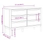 vidaXL Cómoda cajonera FLORO madera maciza de pino blanco vidaXL Cómoda cajonera FLORO madera maciza de pino blanco