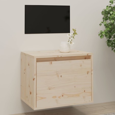 vidaXL Armario de pared de madera maciza de pino 45x30x35 cm
