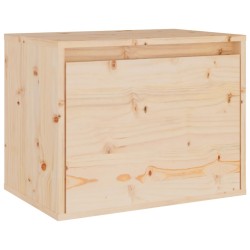 vidaXL Armario de pared de madera maciza de pino 45x30x35 cm