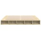 vidaXL Estructura de cama madera de ingeniería roble Sonoma 200x200 cm vidaXL Estructura de cama madera de ingeniería roble Sonoma 200x200 cm