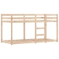 vidaXL Litera con cortinas madera maciza de pino rosa 80x200 cm vidaXL Litera con cortinas madera maciza de pino rosa 80x200 cm