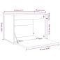 vidaXL Armario de pared de madera maciza de pino 45x30x35 cm vidaXL Armario de pared de madera maciza de pino 45x30x35 cm