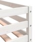 vidaXL Litera con cortinas madera maciza de pino rosa 75x190 cm vidaXL Litera con cortinas madera maciza de pino rosa 75x190 cm
