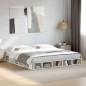 vidaXL Estructura de cama madera de ingeniería blanca 180x200 cm