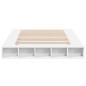 vidaXL Estructura de cama madera de ingeniería blanca 160x200 cm vidaXL Estructura de cama madera de ingeniería blanca 160x200 cm