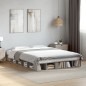 vidaXL Estructura de cama madera de ingeniería gris Sonoma 140x200 cm vidaXL Estructura de cama madera de ingeniería gris Sonoma 140x200 cm