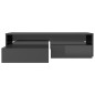 vidaXL Set de mesas de centro apilables gris brillo 100x100x26,5 cm vidaXL Set de mesas de centro apilables gris brillo 100x100x26,5 cm