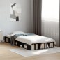 vidaXL Estructura de cama madera de ingeniería negra 100x200 cm vidaXL Estructura de cama madera de ingeniería negra 100x200 cm