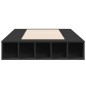 vidaXL Estructura de cama madera de ingeniería negra 100x200 cm vidaXL Estructura de cama madera de ingeniería negra 100x200 cm