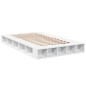 vidaXL Estructura de cama madera de ingeniería blanca 135x190 cm vidaXL Estructura de cama madera de ingeniería blanca 135x190 cm