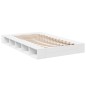 vidaXL Estructura de cama madera de ingeniería blanca 135x190 cm vidaXL Estructura de cama madera de ingeniería blanca 135x190 cm