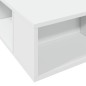 vidaXL Estructura de cama madera de ingeniería blanca 135x190 cm vidaXL Estructura de cama madera de ingeniería blanca 135x190 cm