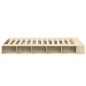 vidaXL Estructura de cama madera de ingeniería roble Sonoma 120x190 cm vidaXL Estructura de cama madera de ingeniería roble Sonoma 120x190 cm