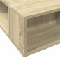 vidaXL Estructura de cama madera de ingeniería roble Sonoma 120x190 cm vidaXL Estructura de cama madera de ingeniería roble Sonoma 120x190 cm