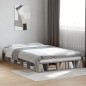 vidaXL Estructura de cama madera de ingeniería gris Sonoma 140x190 cm vidaXL Estructura de cama madera de ingeniería gris Sonoma 140x190 cm
