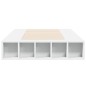 vidaXL Estructura de cama madera de ingeniería blanca 90x190 cm