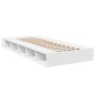 vidaXL Estructura de cama madera de ingeniería blanca 90x190 cm