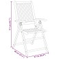 vidaXL Juego de comedor de jardín 5 piezas madera maciza de acacia vidaXL Juego de comedor de jardín 5 piezas madera maciza de acacia